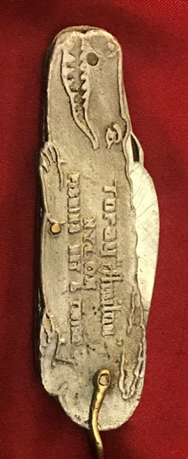 1930 İSTANBUL JAPON MALI BALIK AGI TAMİR CAKISI TİMSAH ŞEKLİNDE