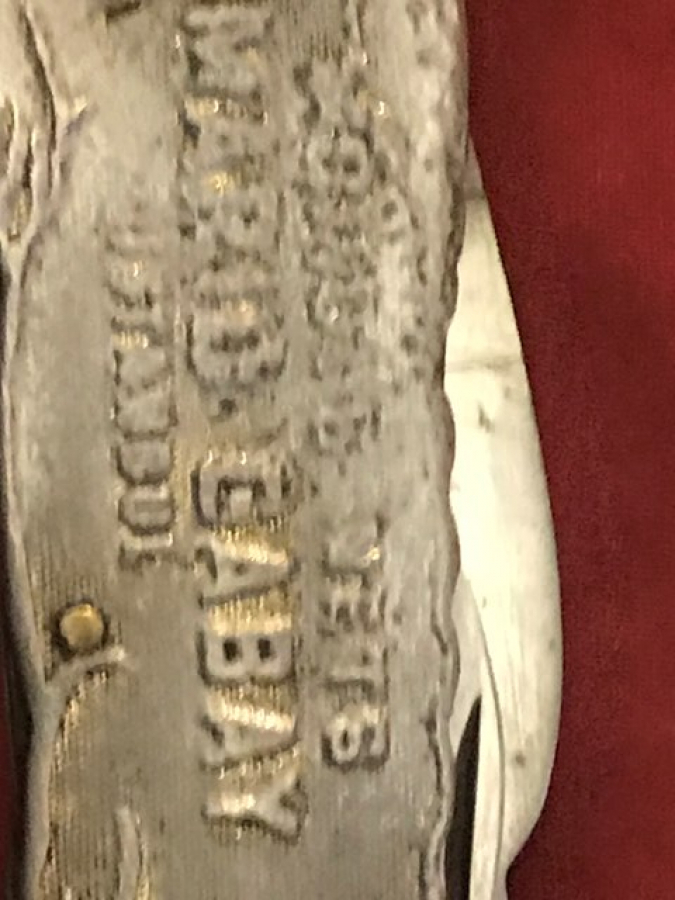 1930 İSTANBUL JAPON MALI BALIK AGI TAMİR CAKISI TİMSAH ŞEKLİNDE