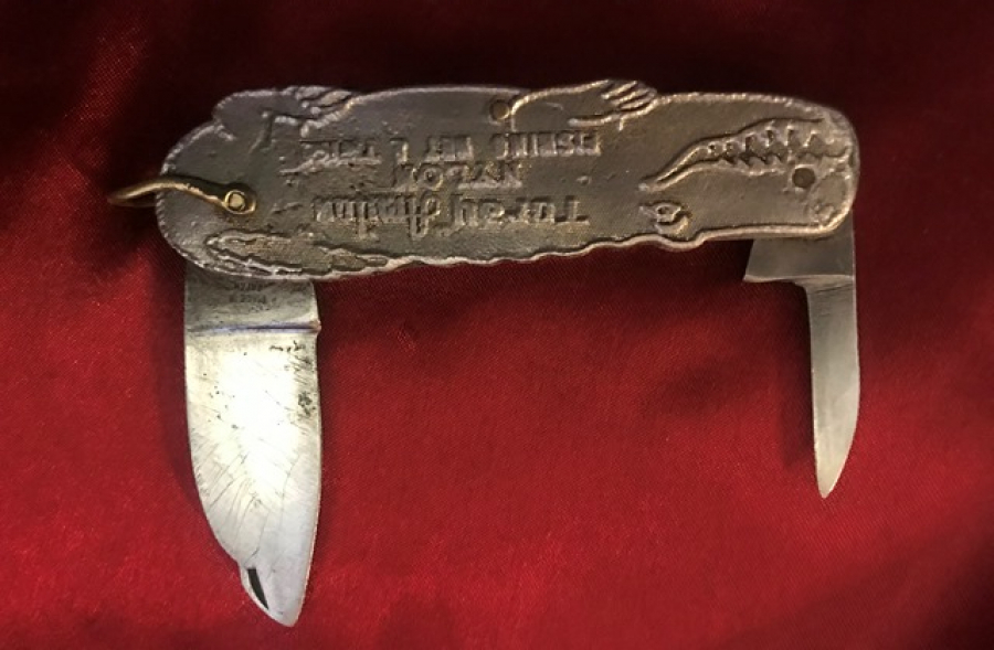 1930 İSTANBUL JAPON MALI BALIK AGI TAMİR CAKISI TİMSAH ŞEKLİNDE