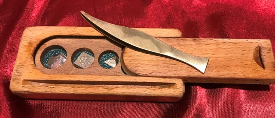 KUYUMCU HASSAS TARTIM AGIRLIKLARI AHŞAP KUTUSUNDA