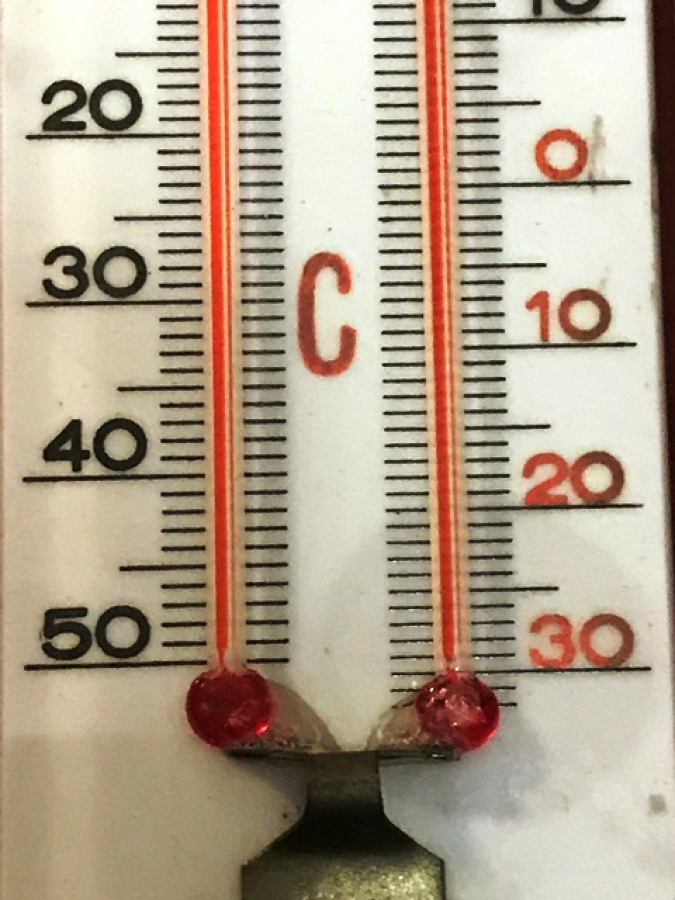 PORSELEN ÇİFT CIVA ÇUBUKLU MİNİMUM MAKSİMUM ÖLÇÜMLÜ