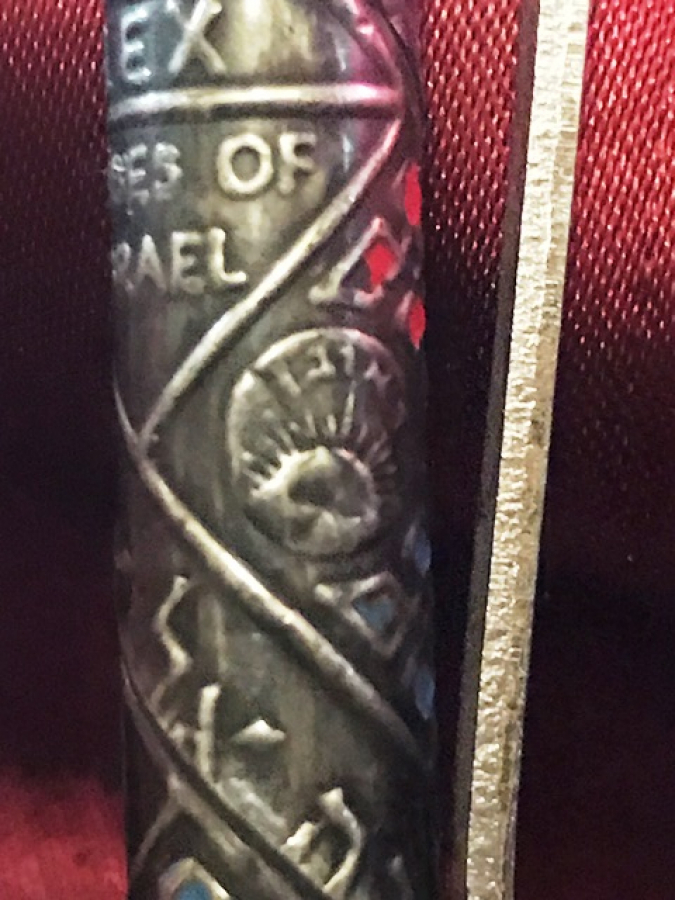 1960 ROLEX GÜMÜŞ KALEM 12 İSRAİL KABİLE İŞARETLİ