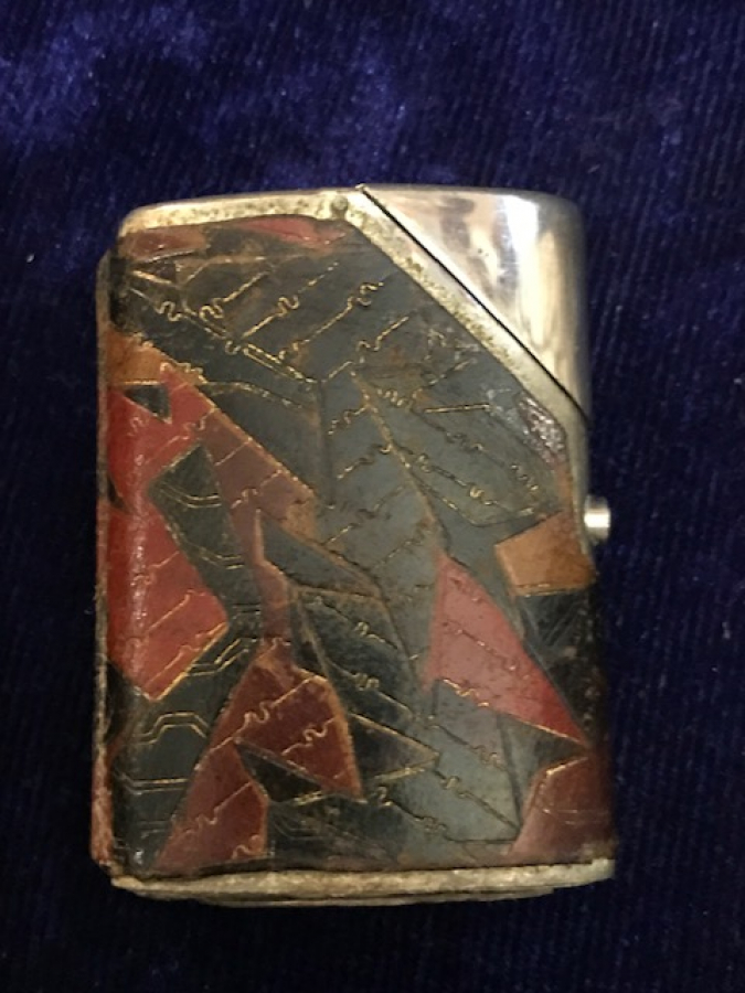 ALMAN 1. DÜNYA SAVAŞ DÖNEMİ  D.R.G.M KAPAKLI METAL KİBRİTLİK 