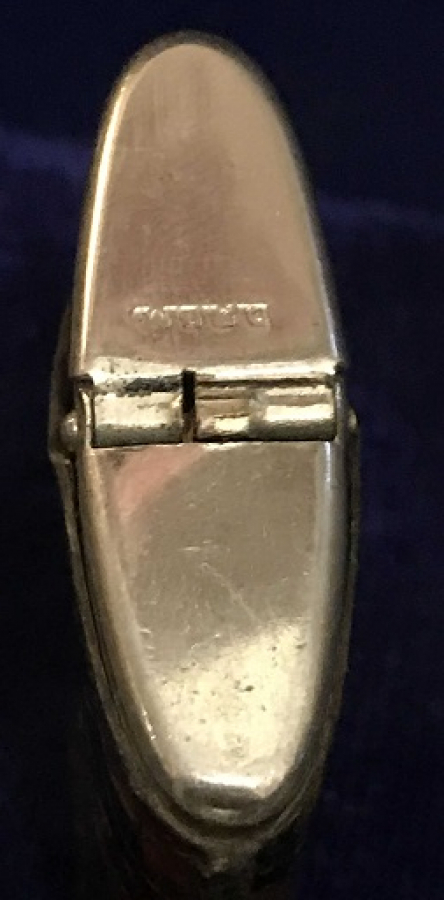 ALMAN 1. DÜNYA SAVAŞ DÖNEMİ  D.R.G.M KAPAKLI METAL KİBRİTLİK 