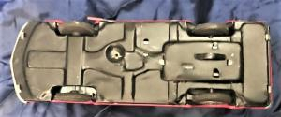 İTFAİYE TENEKE MEKANİK MERDİVENLİ OYUNCAK KAMYON