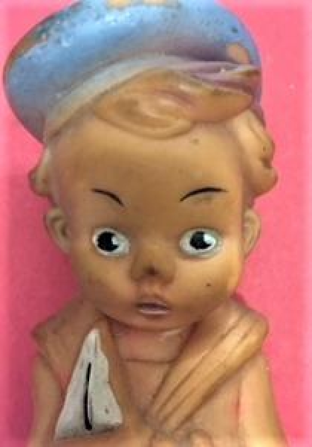 KAUCUK DÜDÜKLÜ BEBEK RUBBER TOYS İTALYAN MALI 