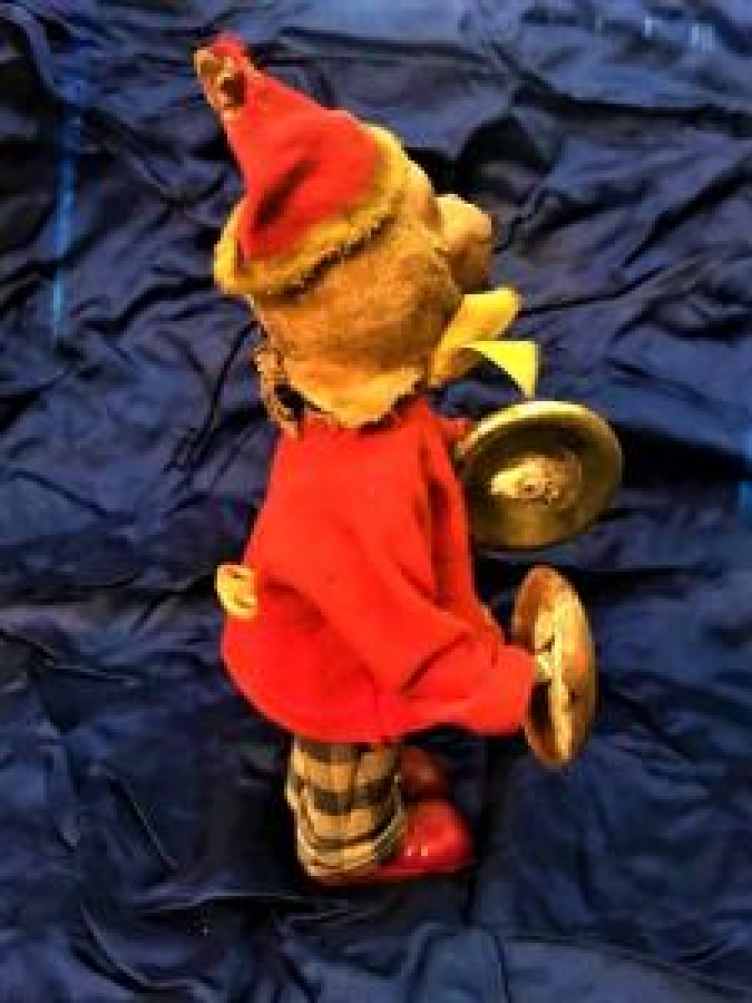 KURMALI ELLERİYLE ZİL ÇALAN KURMALI OYUNCAK MAYMUN 