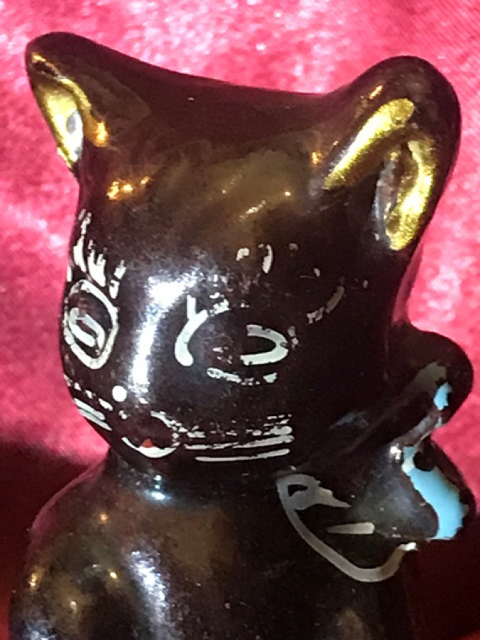 KUTAHYA KEDİ 10 CM BOYUNDA 18984 Garaj antik