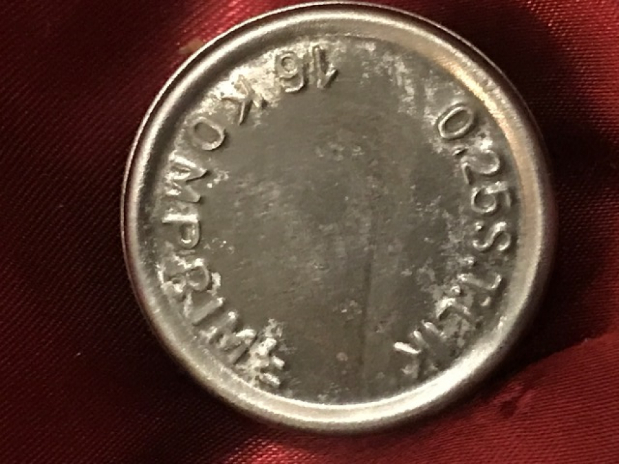 T.C. SIHHAT VE İCTİMAİ VEKALETİ KOMPRİME KİNİN  TENEKE KUTU 