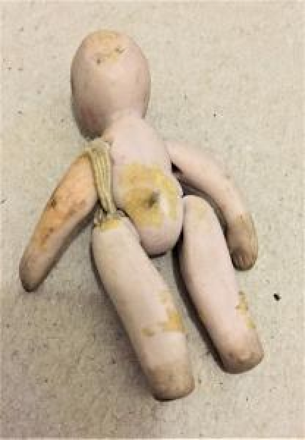 MİNİ TAŞ BEBEK ELDE YAPILMA KOLLAR BACAKLAR OYNARLI 1920 