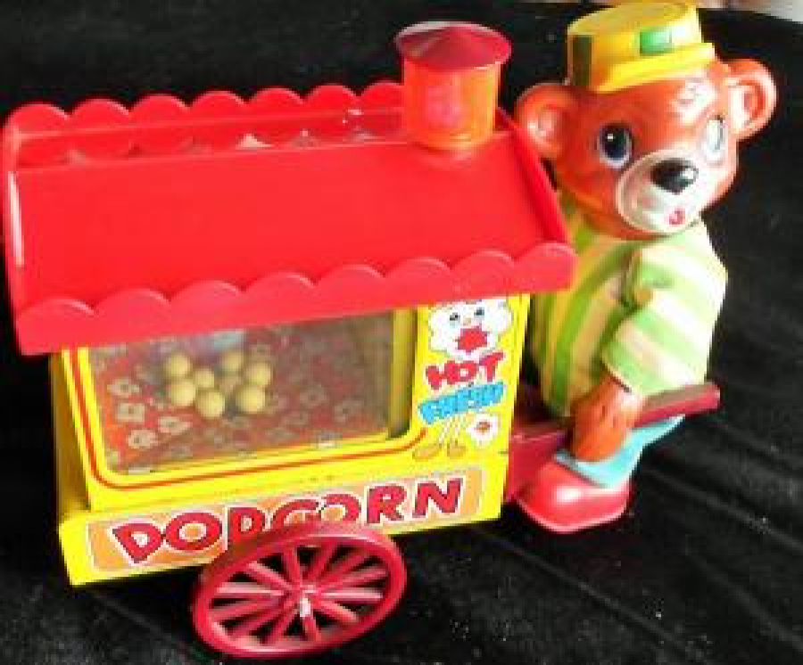 MISIR PATLATAN OYUNCAK ARABALI AYI OYUNCAK POPCORN 