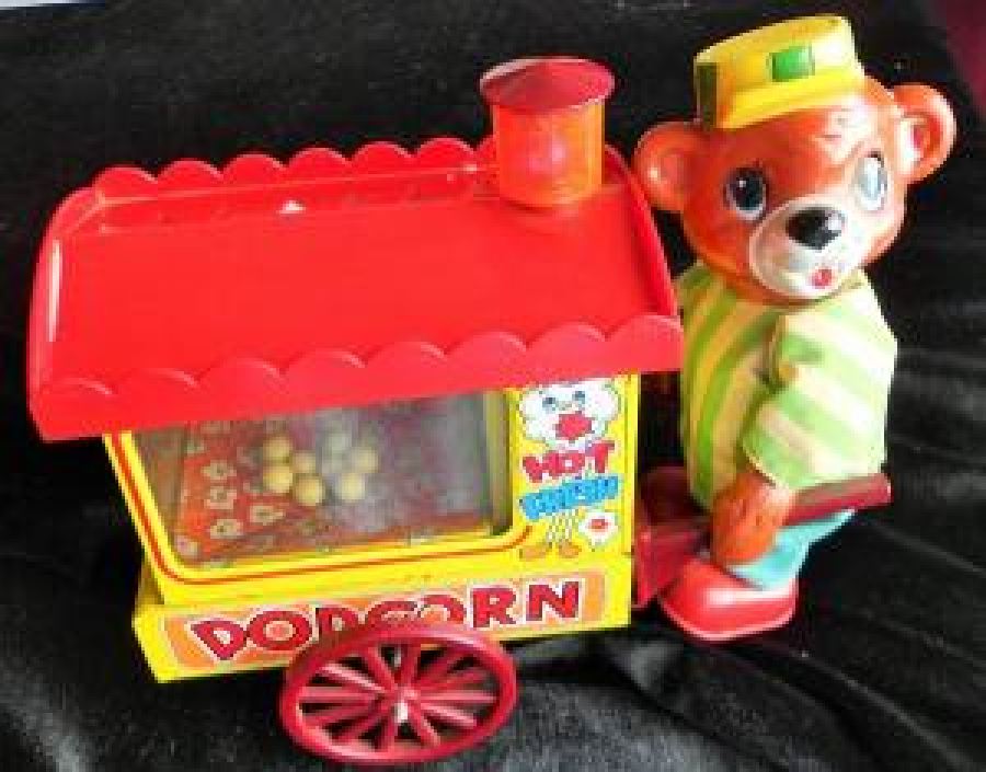 MISIR PATLATAN OYUNCAK ARABALI AYI OYUNCAK POPCORN 