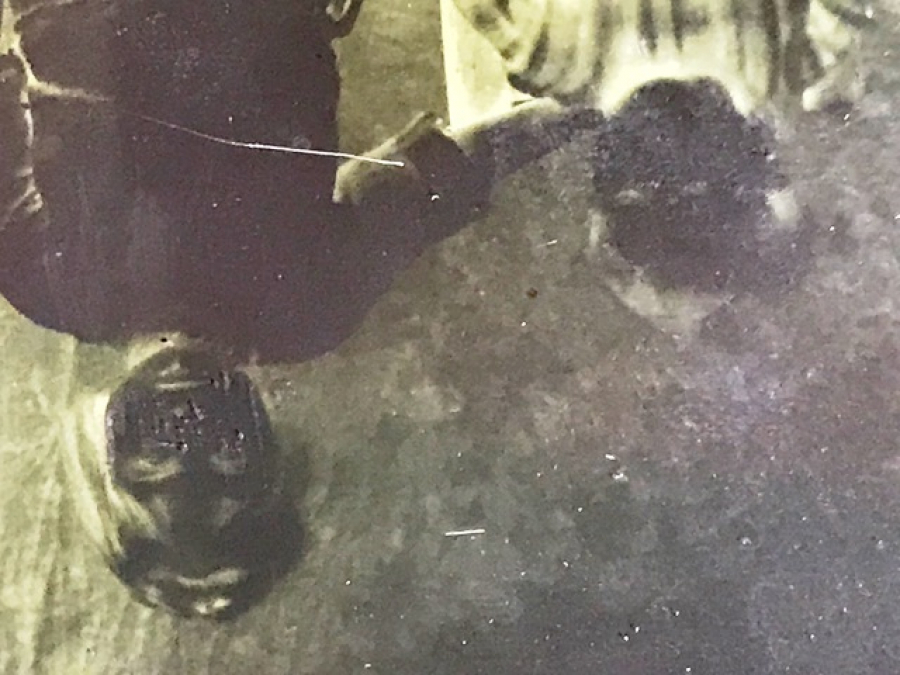 OSMANLI STUDYO CAM NEGATİF ÇOCUK FOTOĞRAF 10 X 15