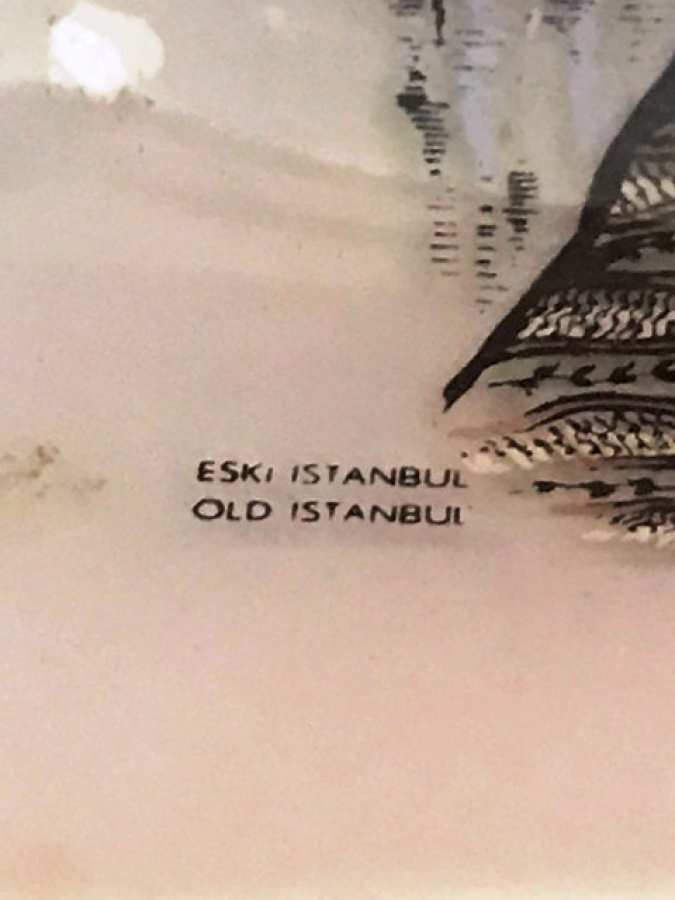 OSMANLI KADIN EL BOYAMA CAM KULLUK