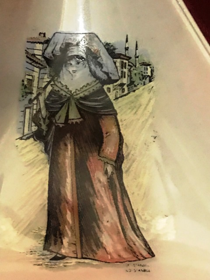 İSTANBUL OSMANLI KADIN EL BOYAMA KÜLLÜK