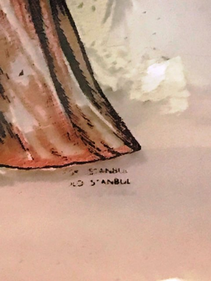 İSTANBUL OSMANLI KADIN EL BOYAMA KÜLLÜK