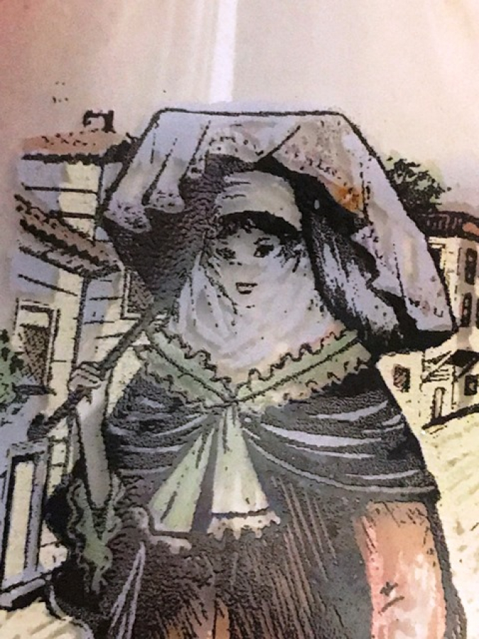 İSTANBUL OSMANLI KADIN EL BOYAMA KÜLLÜK