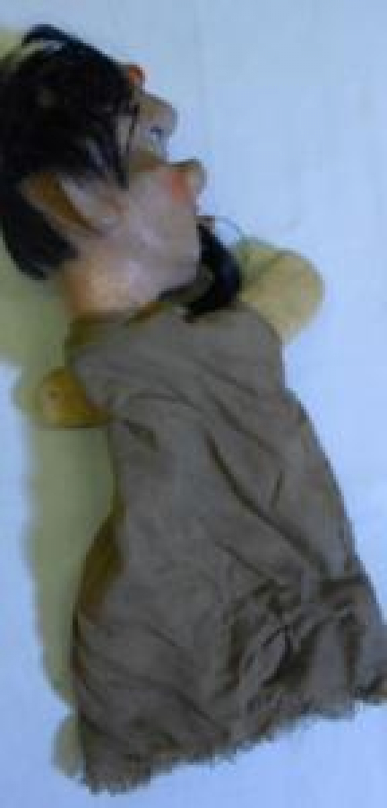 PARMAK KUKLA ELBİSELİ SAKALLI ANLI SİVİLCELİ KÖTÜ NİYETLİ KUKLA OYUNCAK 