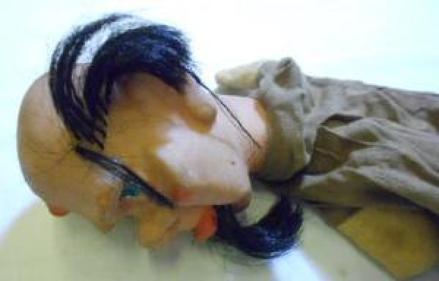 PARMAK KUKLA ELBİSELİ SAKALLI ANLI SİVİLCELİ KÖTÜ NİYETLİ KUKLA OYUNCAK 