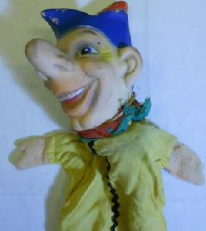 PARMAK KUKLA ŞAPKALI KÖMİK SURAT ELBİSELİ