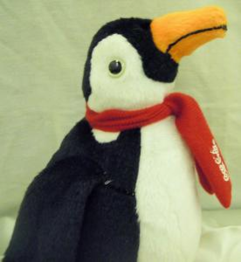 ATKILI PENGUEN PELÜŞ COCA COLA PROMOSYON OYUNCAK