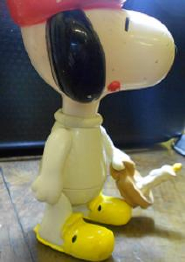 SNOOPY 3 PARÇAYA BÖLÜNEN PLASTİK KÖPEK OYUNCAK 