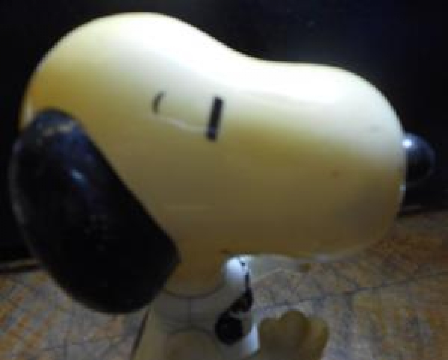 SNOOPY 3 PARÇAYA BÖLÜNEN PLASTİK OYUNCAK KÖPEK 