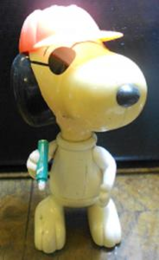 SNOOPY 3 PARÇAYA BÖLÜNEN PLASTİK OYUNCAK KÖPEK 