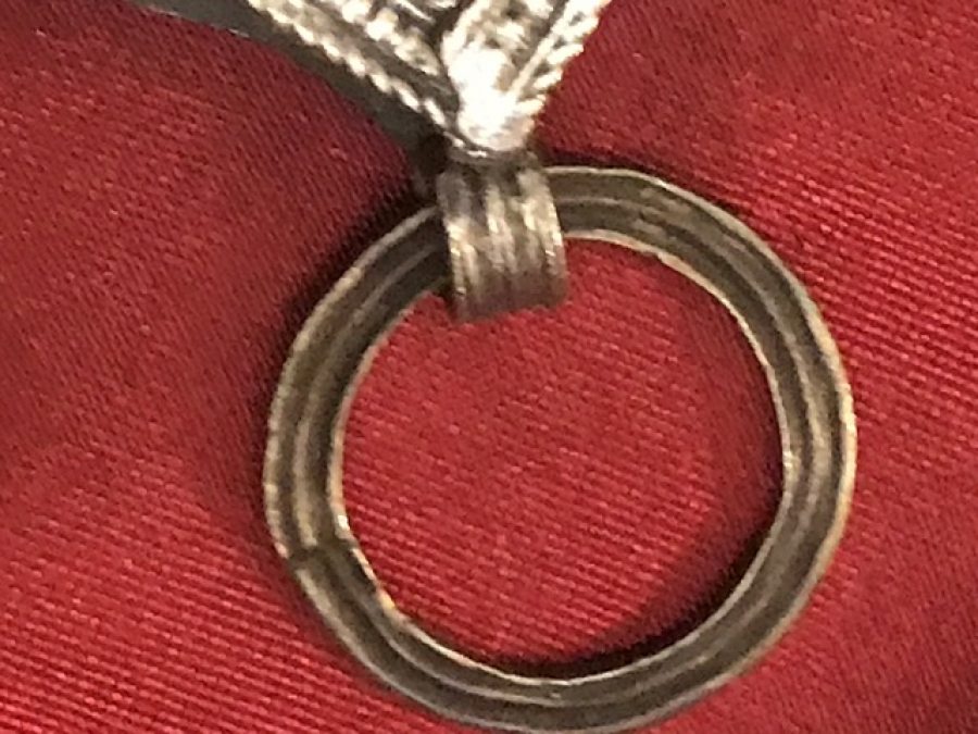 TAŞLI  4 SALLAMALI  8 TOPLU  EL YAPIM KOLYE 