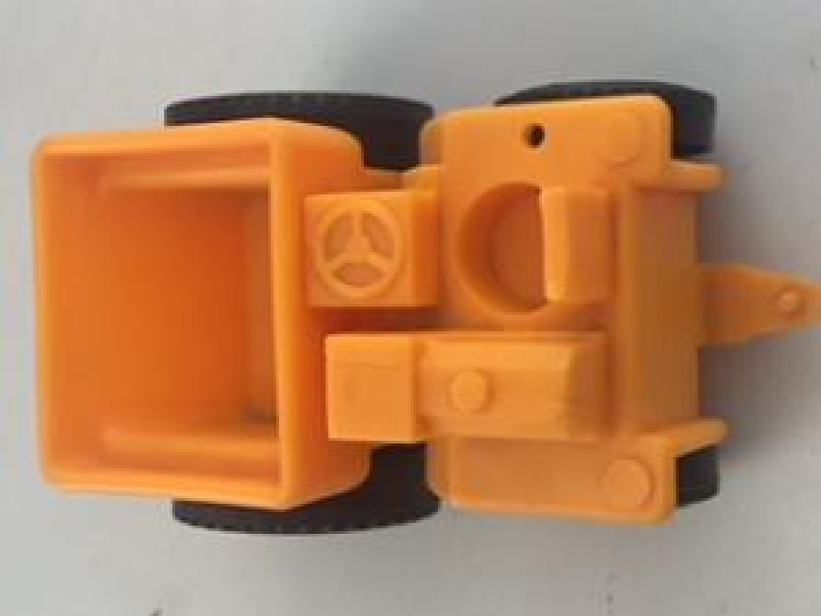 TOPAÇ MARKA YERLİ PLASTİK OYUNCAK SARI KAMYON 