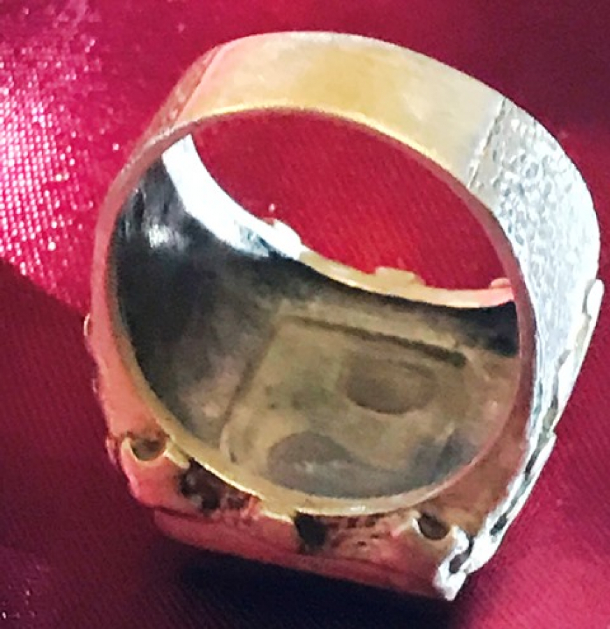 AKİK EL KAZIMA ÜZERİ YAZILI TAŞLI HAS SAF GÜMÜŞDEN KAPALICARŞI HAMPAR USTA İŞCİLİKLİ YÜZÜK