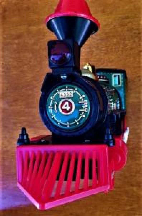 KÖMÜRLÜ TREN LOKOMATİF TENEKE PİLLİ OYUNCAK MODERN TOYS JAPAN SORUNSUZ 