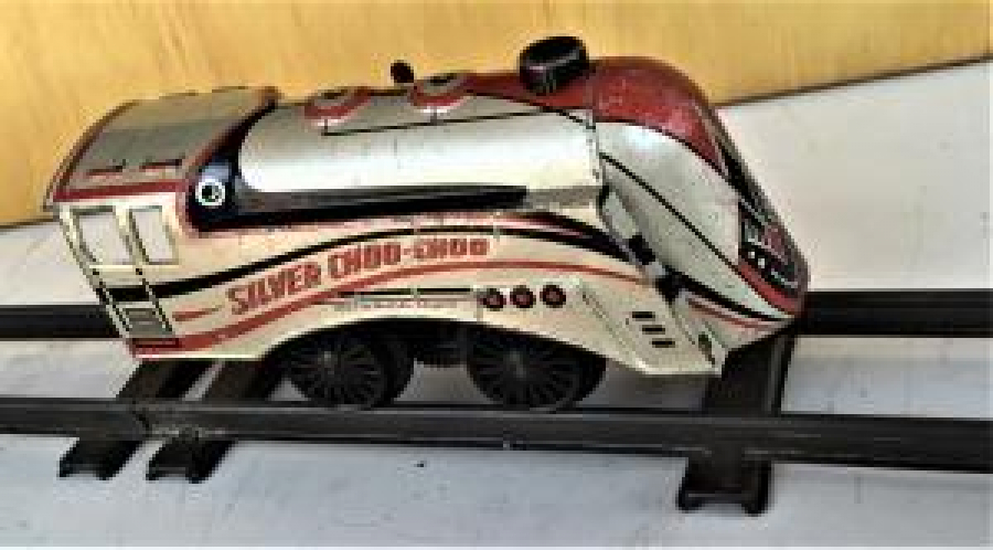 KURMALI ALMAN MALI TENEKE TREN LOKAMATİF SİLVER CHOO 