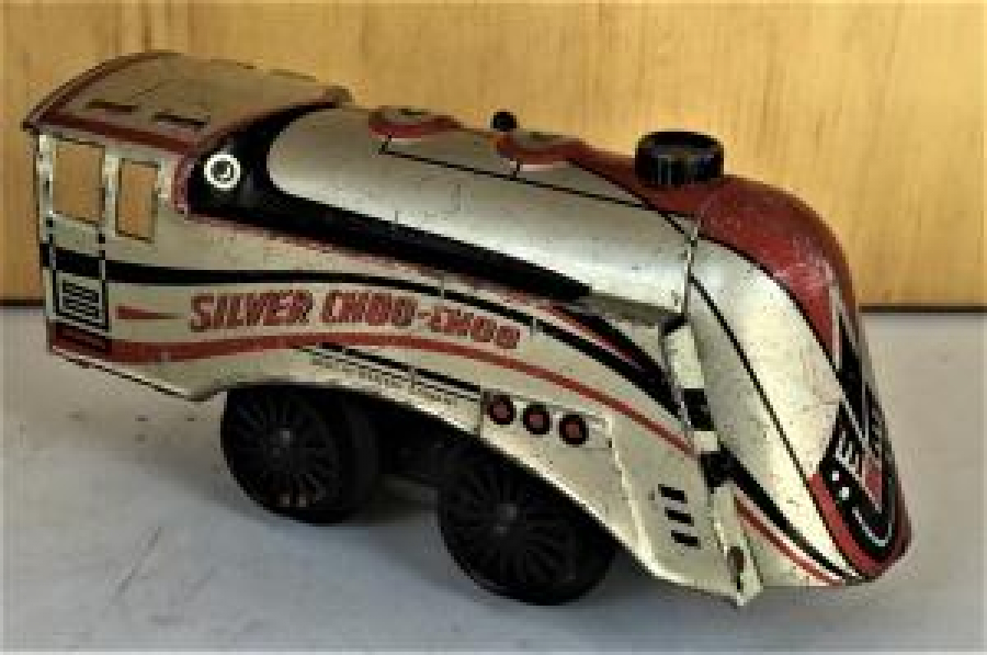 KURMALI ALMAN MALI TENEKE TREN LOKAMATİF SİLVER CHOO 