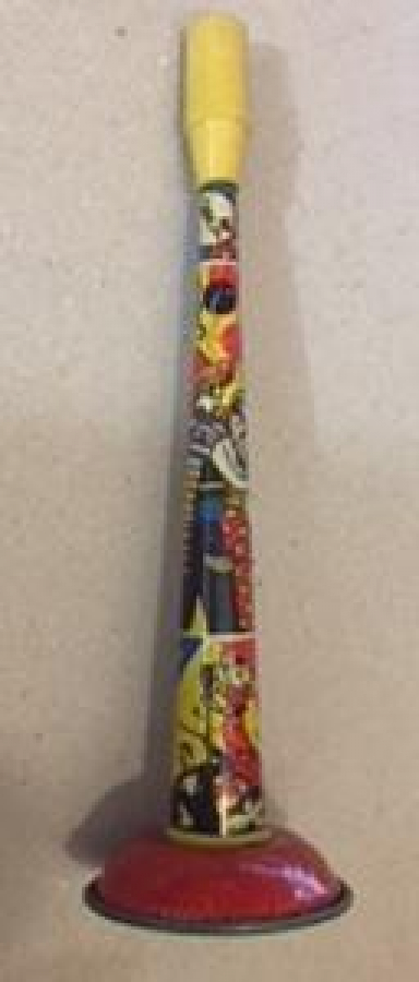 METALİTOY USA TENEKE BORAZAN ÜZERİ ÇOCUK OYUN TEMALI OYUNCAK DÜDÜK 