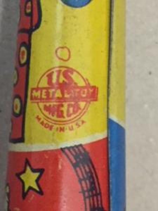 METALİTOY USA TENEKE BORAZAN ÜZERİ ÇOCUK OYUN TEMALI OYUNCAK DÜDÜK 