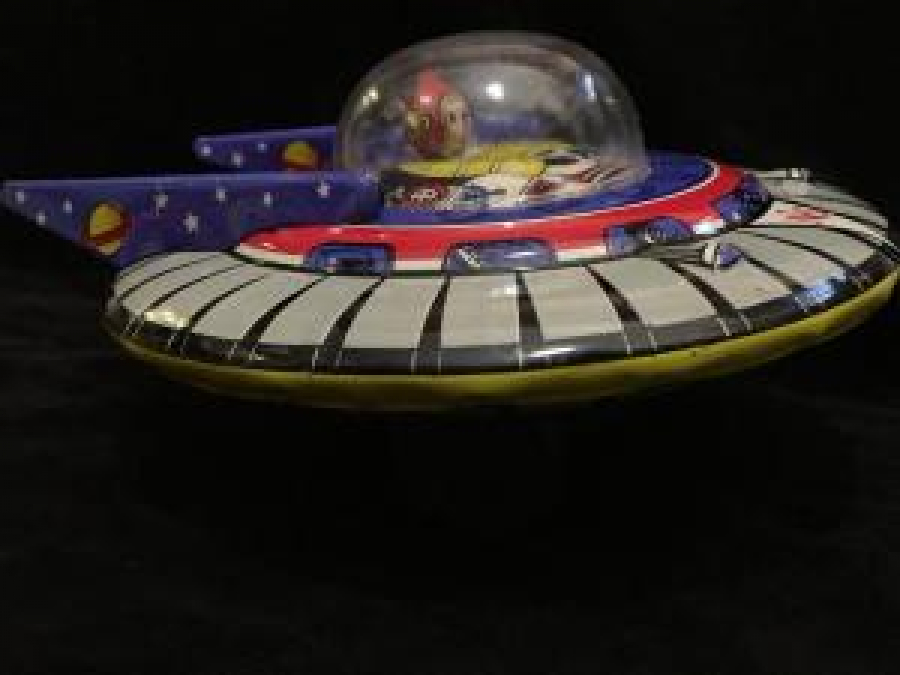 NEKUR TENEKE UÇAN DAİRE YERLİ OYUNCAK 1970 İLK MÖDELLERDEN 