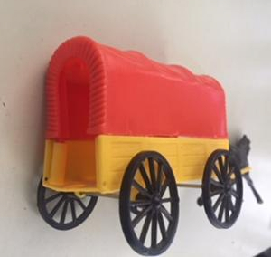 OYUNCAK PLASTİK AMERİKAN MODELİ AT ARABASI