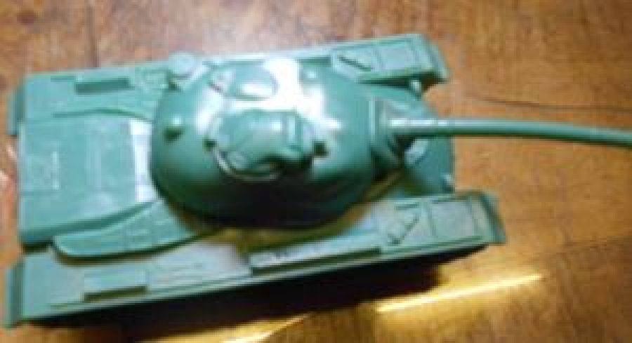 PLASTİK M 48 ASKERİ PALETLİ TANK OYUNCAK 