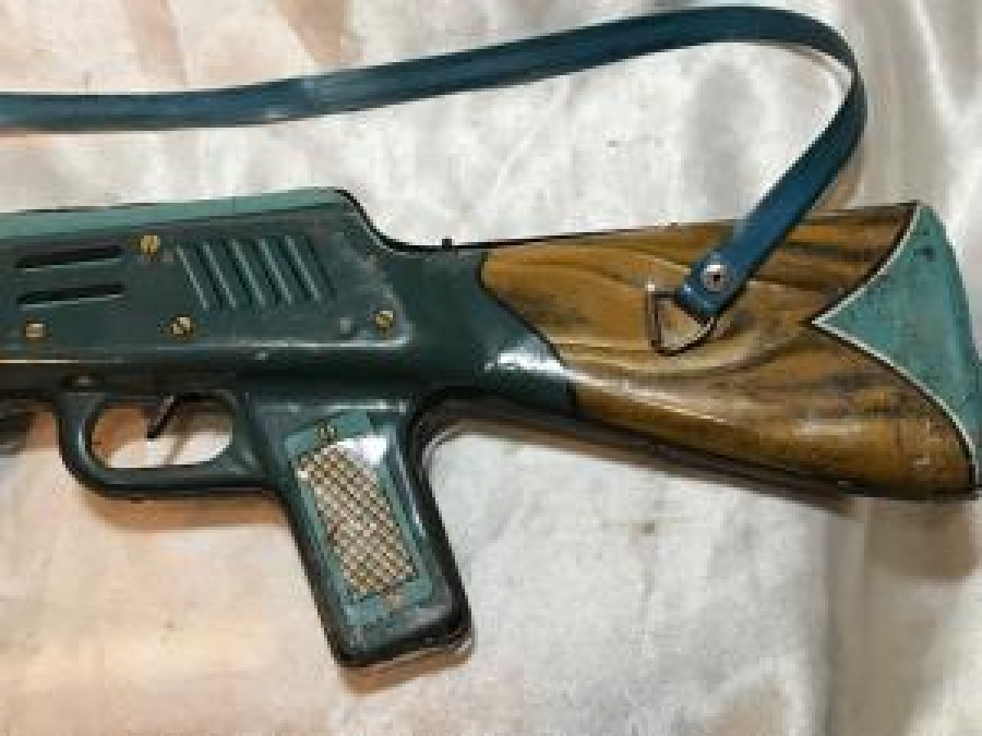 SSCB RUS GUN ELZEİT MUVEK TENEKE OYUNCAK TÜFEK 1960 