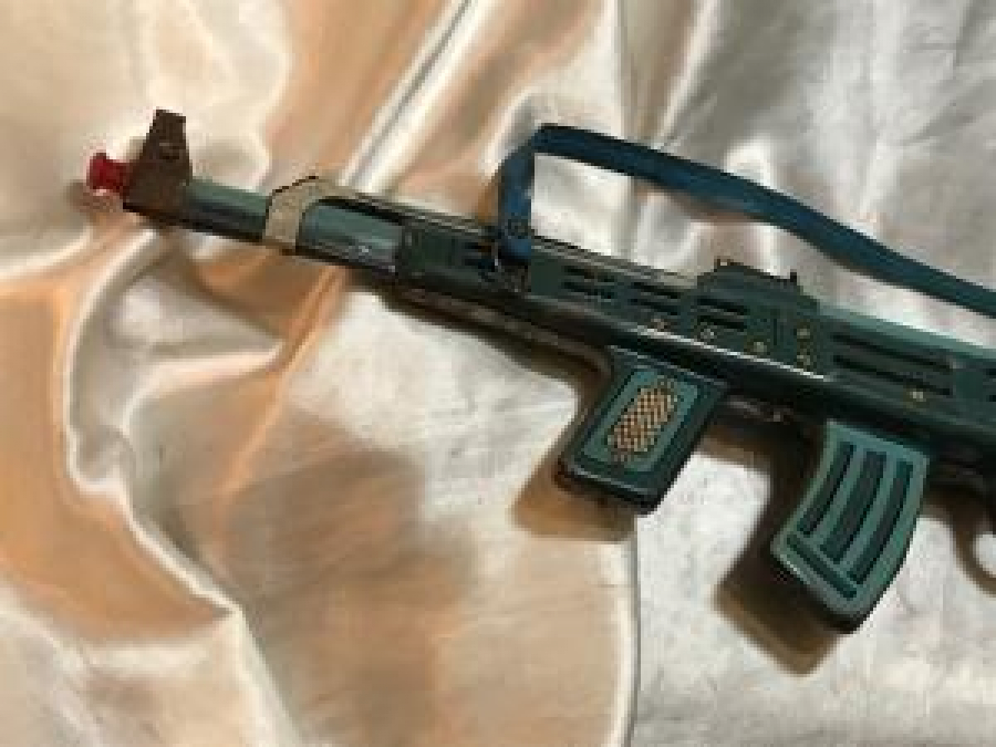 SSCB RUS GUN ELZEİT MUVEK TENEKE OYUNCAK TÜFEK 1960 