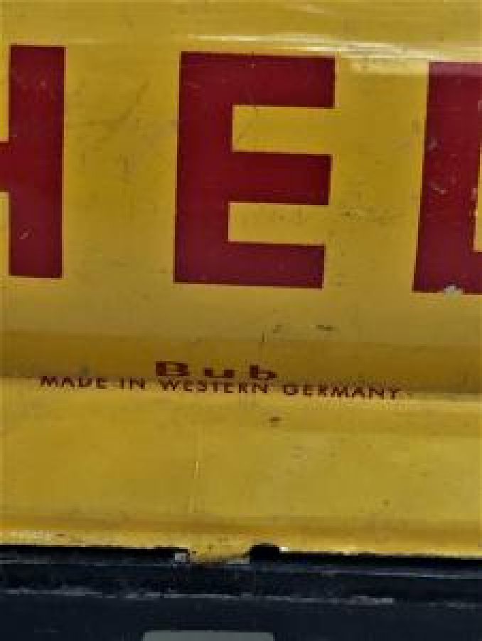 TREN YAKIT TANKERİ VAGONU SHELL BUP WEST GERMANY 