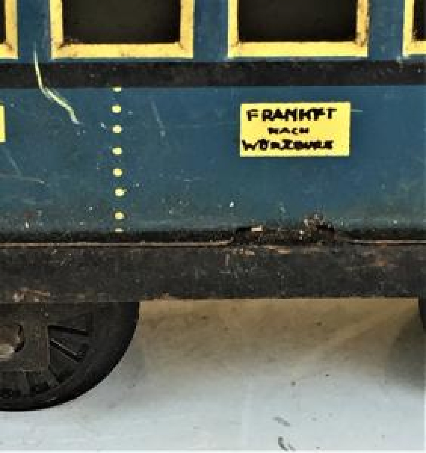 TREN YOLCU VAGONU ALMAN MALI TENEKE K 1101 N WESTREN