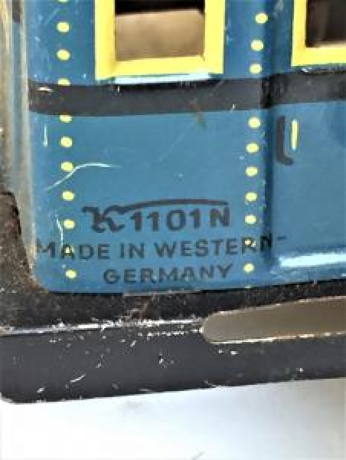 TREN YOLCU VAGONU ALMAN MALI TENEKE K 1101 N WESTREN