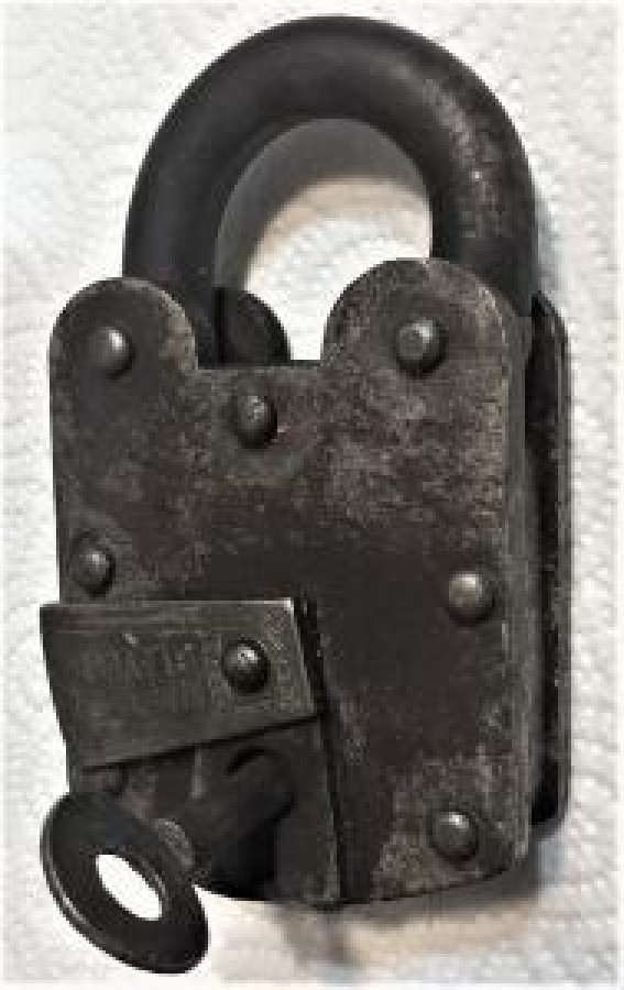 ANAHTARLI SICAK DÖĞME DEMİR EL YAPIM ASMA KİLİT 