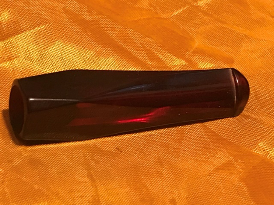 OSMANLI ATEŞ KEHRİBAR SARMA SIGARA İCMEK İCİN KULLANILAN  AĞIZLIK