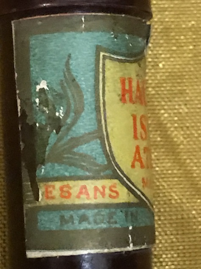 1940  MEKKE HACERUL ISVET KOKUSU KOLONYA ATLAS MARKA ORJİNAL KAHVERENGİ BAKALİT KABINDA CENNET KOKUSU