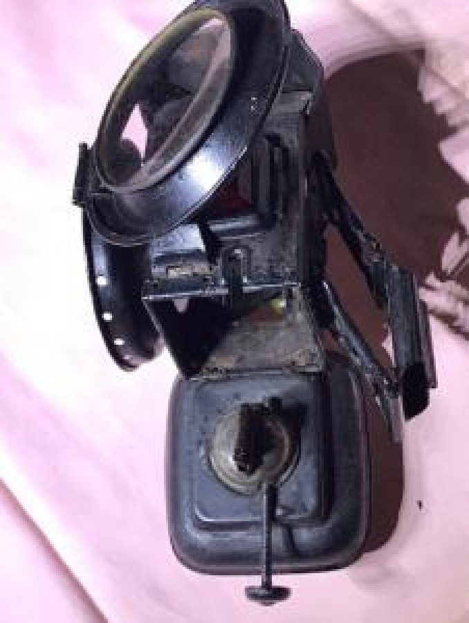 HAECKEL MOON 1910 BİRİNCİ DÜNYA SAVAŞI BİSİKLET LAMBASI EKSİKSİZ 