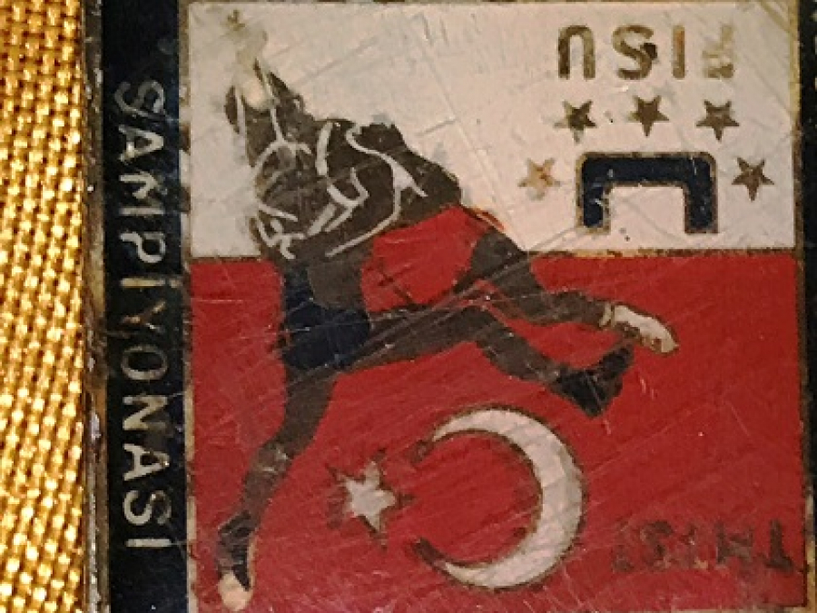 FISU 1.DUNYA ÜNÜVERSİTELER ARASI GÜREŞ ŞAMPİYONASI ROZET İSTANBUL 1968