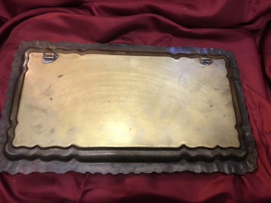 MISIR MİTOLEJİK KALEM İŞ CİZİMLER PİRİNC TEPSİ 18X32 